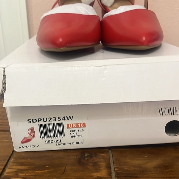 Dream pairs read, low heel pumps - Picture 2 of 5